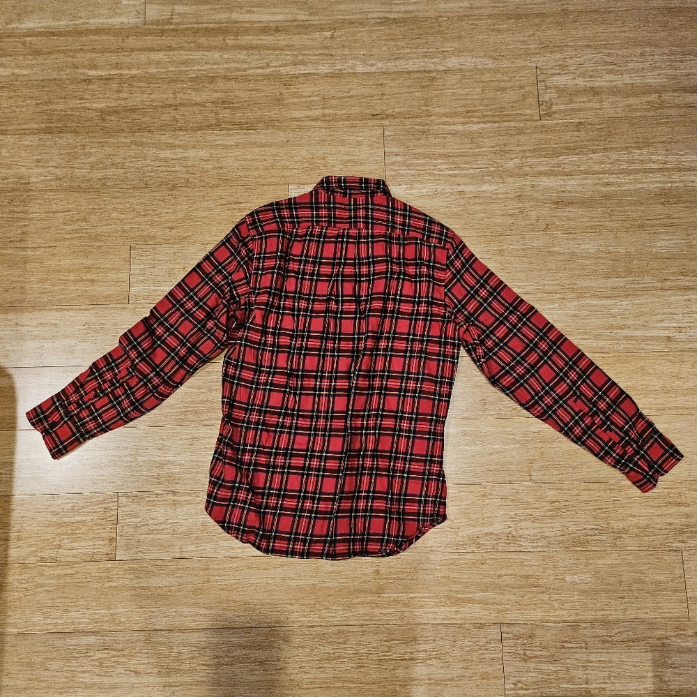 J. Crew Red Flannel Medium - Picture 6 of 6